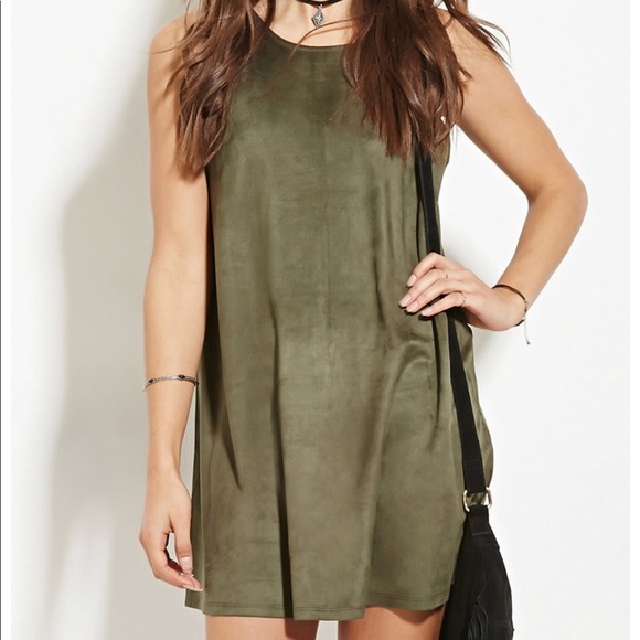 Faux suede mini dress - Picture 5 of 5